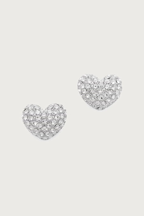 MARC JACOBS Обици дамски от месинг PAVE BALLOON HEART 2R5JER001J27
