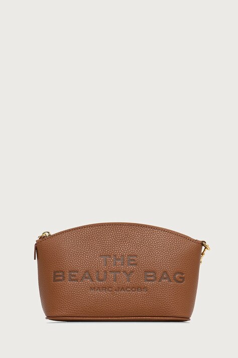MARC JACOBS Kozmetička torbica od kože THE BEAUTY BAG smeđa 2R4SCP003S02