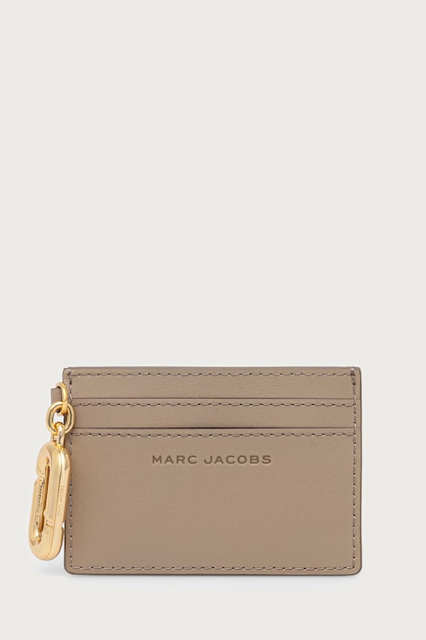 MARC JACOBS Etui na karty damskie skórzane CARD CASE beżowe 2P6SMP016S01