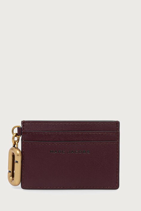 MARC JACOBS Etui na karty damskie skórzane CARD CASE brązowe 2P6SMP016S01