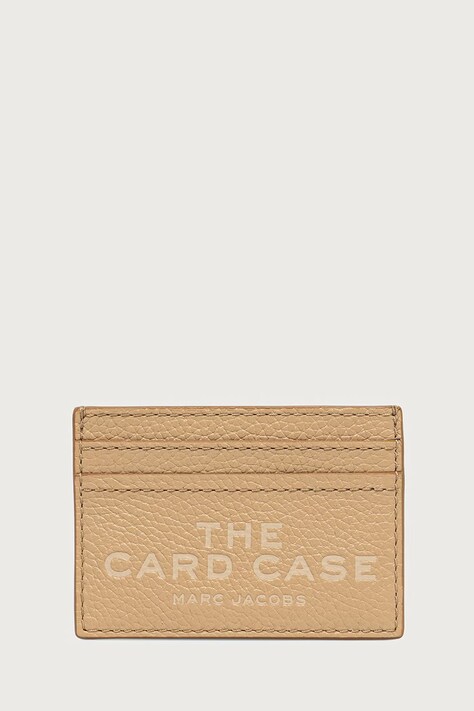MARC JACOBS Etui na karty damskie skórzane THE CARD CASE beżowe 2P4SMP045S02