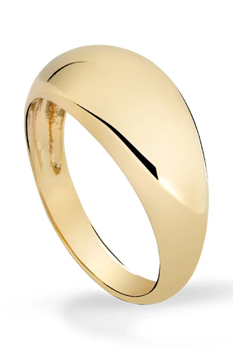 BERRIES prstan ženski pozlačen Viva Gold Mini Ring PE116FG