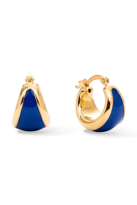 BERRIES naušnice za žene pozlaćene srebrne Viva Blueberry Earrings KE009G