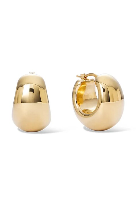 BERRIES naušnice za žene pozlaćene srebrne Luna Earrings KE0102FG