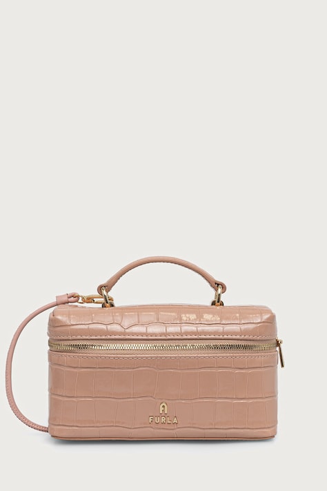 Furla Torebka crossbody damska skórzana Camelia Micro różowa WE00625.BX4255.4910S