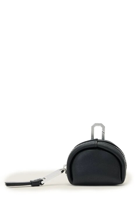 AllSaints Etui na słuchawki damskie skórzane ROSALIE czarne W169XF