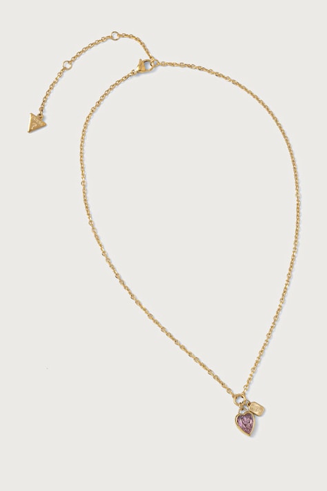 Guess Naszyjnik damski CRYSTAL LOVE JUBN06.359JW