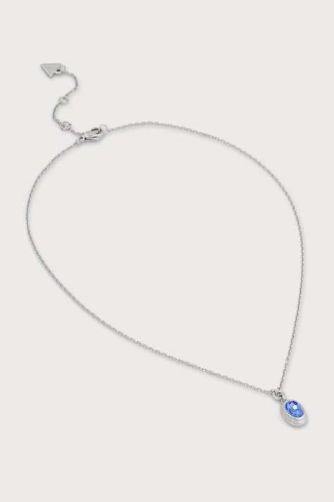 Guess Naszyjnik z zawieszką damski ze stali nierdzewnej z cyrkonią DIVINE JUBN06.315JW