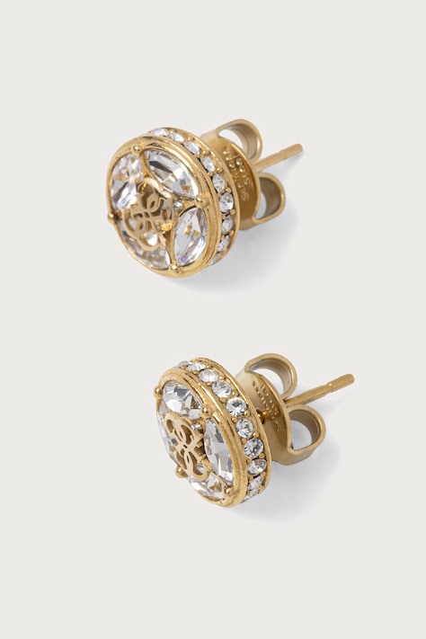 Guess Naušnice za žene od nehrđajućeg čelika 4G SUPREME JUBE06.395JW