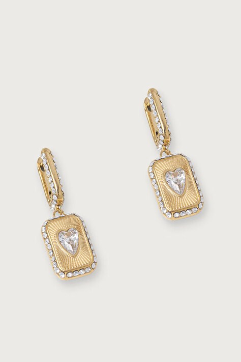 Guess Kolczyki damskie CRYSTAL LOVE JUBE06.354JW