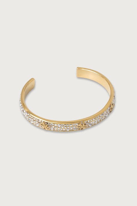 Guess Bransoletka damska z cyrkonią 4G SUPREME JUBB06.401JW