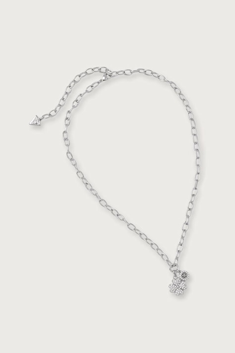 Guess Дамско колие с висулка от неръждаема стомана LOVE BITES JUBN06 043JW
