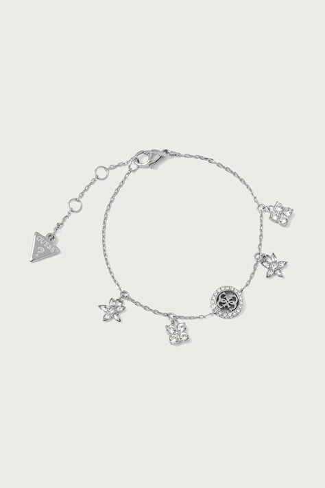 Guess Гривна дамска от неръждаема стомана с циркон SECRET GARDEN JUBB06 033JW