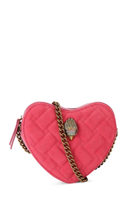 Kurt Geiger London torebka crossbody damska skórzana KENSINGTON różowa 4027157219