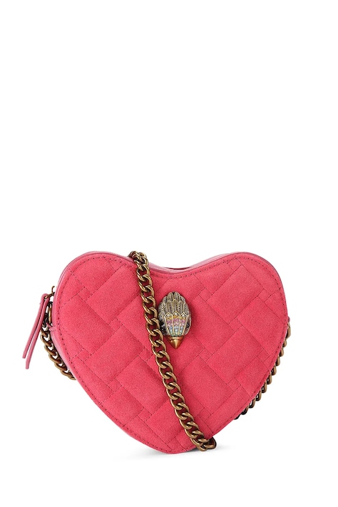 Kurt Geiger London torebka crossbody damska skórzana KENSINGTON różowa 4027157219
