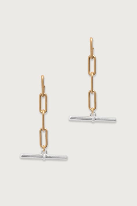 AllSaints Kolczyki damskie metalowe 597754TWO986