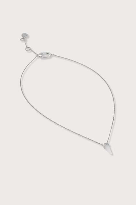 AllSaints naszyjnik z zawieszką damski metalowy 597734SLV197