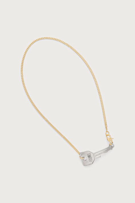 MM6 Maison Margiela Naszyjnik mosiężny damski SM7UY0120-P9390