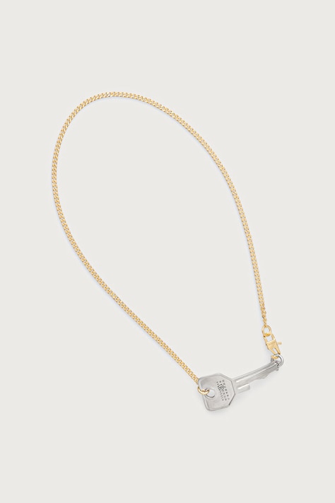 MM6 Maison Margiela Naszyjnik mosiężny damski SM7UY0120-P9390