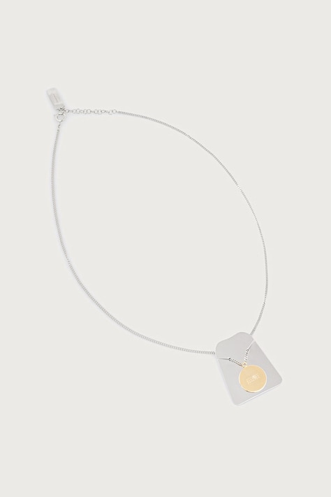 MM6 Maison Margiela Naszyjnik z zawieszką damski mosiężny SM7UU0134-P9385