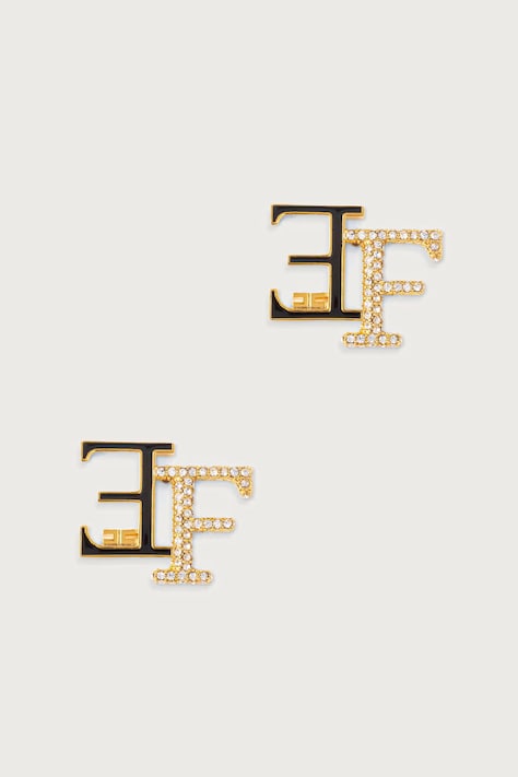 Elisabetta Franchi Обици дамски от месинг OR32A67E2