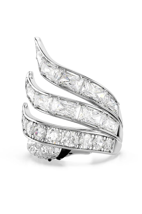 Swarovski δαχτυλίδι γυναικείο μεταλλικό με κρύσταλλο Swarovski VIENNA 5762206