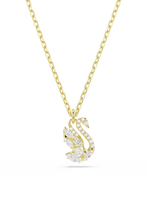 Swarovski κολιέ με κρεμαστό γυναικείο επιχρυσωμένο ζιργκόν 5754626
