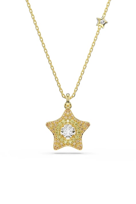 Swarovski náhrdelník s přívěskem dámský pozlacený kovový s kubickým zirkonem SUBLIMA 5755280