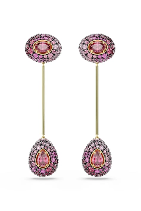 Swarovski kolczyki damskie pozłacane z cyrkonią SUBLIMA 5752891