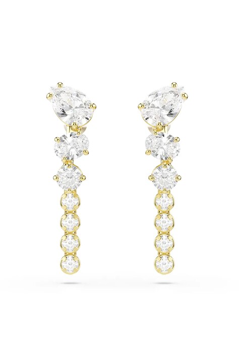 Swarovski σκουλαρίκια γυναικεία επιχρυσωμένα ζιργκόν MESMERA 5747936