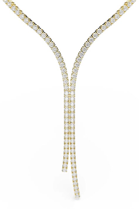 Swarovski κολιέ γυναικείο επιχρυσωμένο ζιργκόν MATRIX 5750601