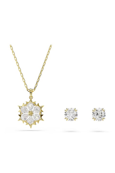 Swarovski κολιέ και σκουλαρίκια γυναικεία επιχρυσωμένα ζιργκόν MAGIC 5758002