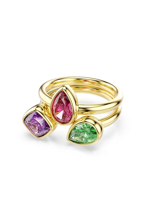 Swarovski sada prstýnků dámská pozlacená kubický zirkon IMBER 2-pack 5753278