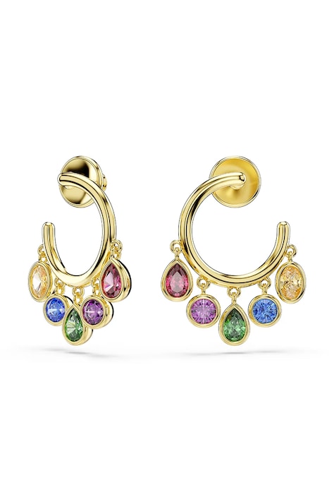 Swarovski uhani ženski pozlačeni s kubičnim cirkonijem IMBER 5753263