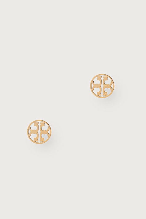 Tory Burch Kolczyki damskie pozłacane z masy perłowej Icon 188017
