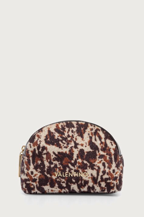 Valentino Bags Kosmetyczka damska LINE brązowa VBEAEK502