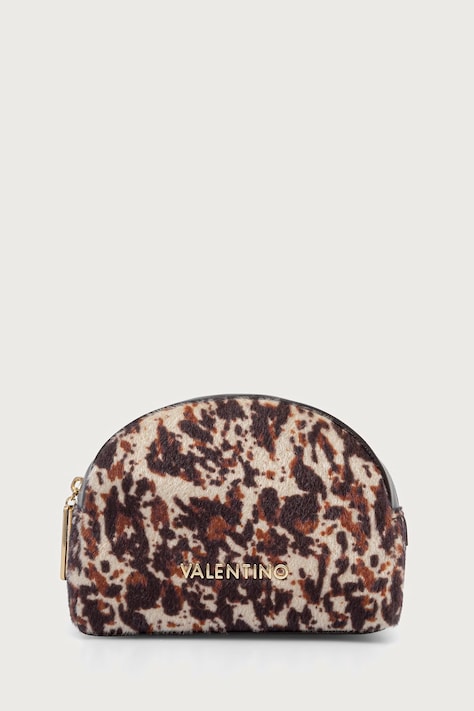Valentino Bags Kosmetyczka damska LINE brązowa VBEAEK502