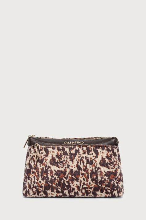 Valentino Bags Kosmetyczka damska LINE brązowa VBEAEK720