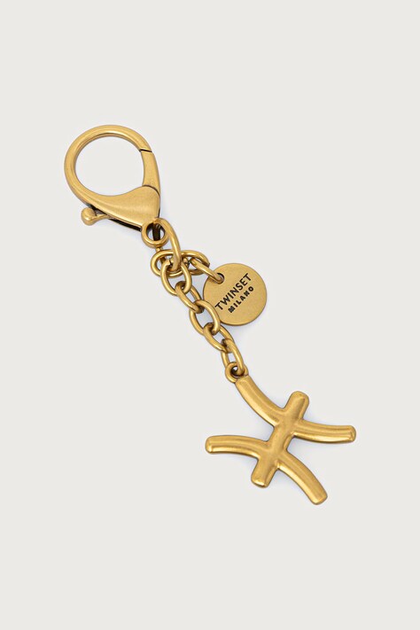 Twinset Μπρελόκ γυναικείο μεταλλικό Pisces 999TL8020