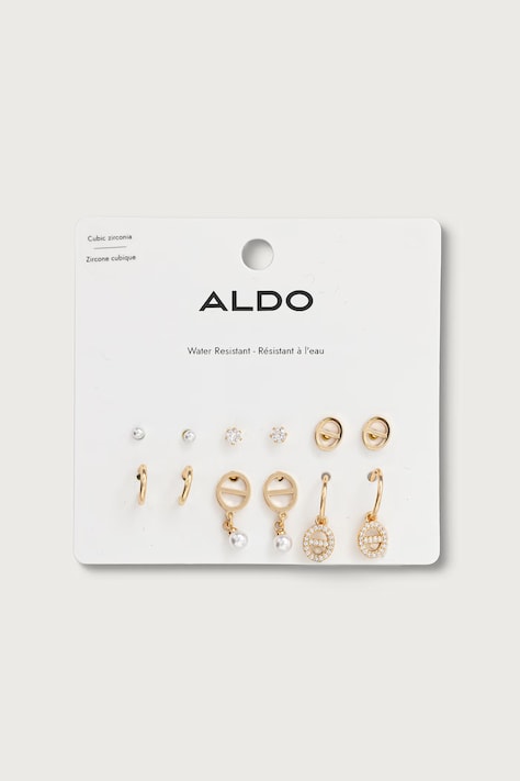 Aldo Naušnice za žene s cirkonom CHARLESTONN 6-pack 14520932