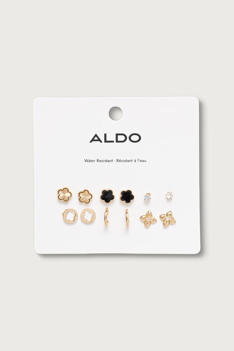 Aldo Naušnice za žene metalne s cirkonom DAHLLYAA 6-pack 14520928