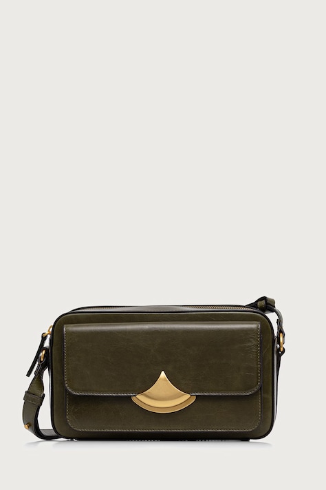 Sessun Torebka crossbody damska skórzana DIVICAM zielona 26102002