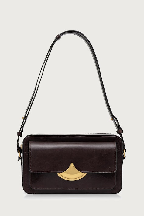 Sessun Torebka crossbody damska skórzana DIVICAM brązowa 26102002