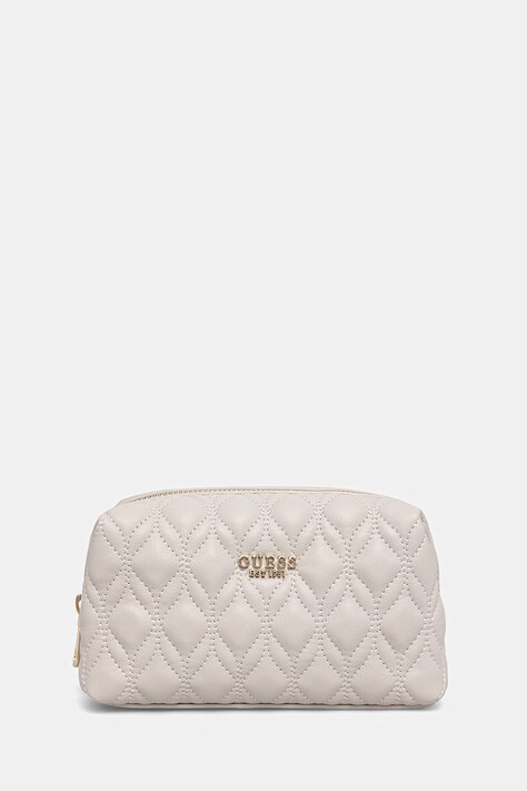 Guess косметичка для женщин из искусственной кожи MAXINE бежевая PW7578 P6390