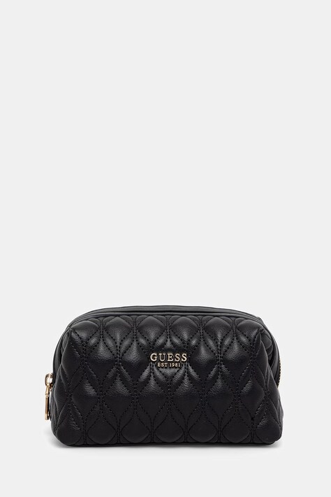 Guess косметичка для женщин из искусственной кожи MAXINE чёрная PW7578 P6390