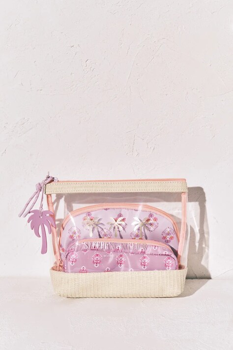 women'secret zestaw kosmetyczek damskich fioletowy 4843079