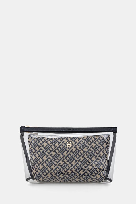 Tommy Hilfiger komplet kozmetičnih torbic ženski mornarsko modra AW0AW18708
