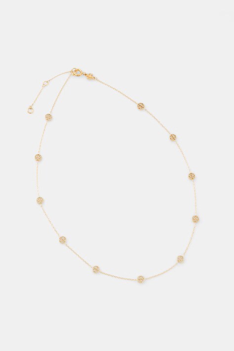 Tory Burch naszyjnik damski metalowy Icon 184432