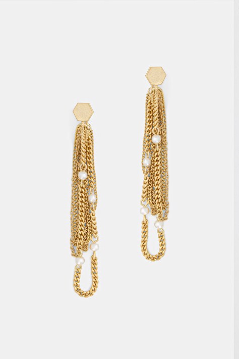 AllSaints kolczyki damskie metalowe 37585248GLD720