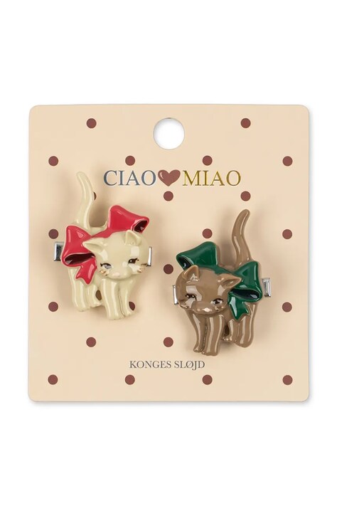 Konges Sløjd Ukosnice za kosu za djecu 2 PACK KITTEN HAIR CLIP KS104176